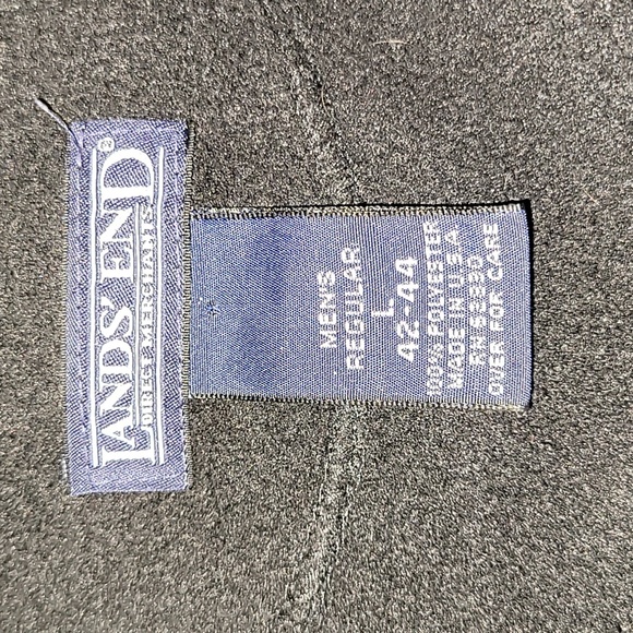 Vintage. Made in USA. Lands' End. Full-zip. Fleece jacket. Men's size Large. - Picture 2 of 14